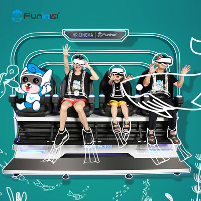 Ghế chiếu phim trứng sợi thủy tinh 9D Vr Rotating Simulator cho công viên tấm bạt lò xo