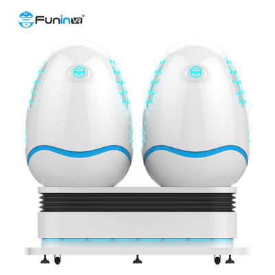 Ghế chuyển động trứng 1.2KW 9D VR 360 độ cho công viên giải trí