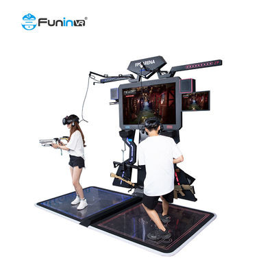 0,8kw 9D VR Game Machine Shooting Simulator Thiết bị công viên chủ đề FPS nhiều người chơi