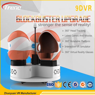 Thrilling Roller Coaster Rides 9D VR Simulator Ghế xoay Máy Arcade