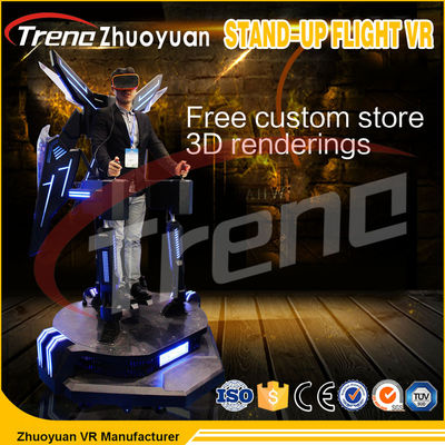 AC 220V 360 độ xem đứng lên chuyến bay VR Simulator trong công viên giải trí