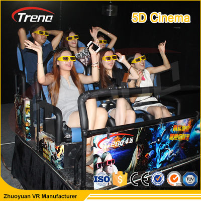 2DOF / 6DOF Nền tảng Rides Roller Coast 5D Thiết bị Điện ảnh VR Driving Simulator