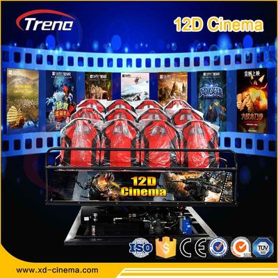 Hệ thống điện 5KW 9D VR Cinema 9D VR Simulator Sáu người chơi Ghế giải trí