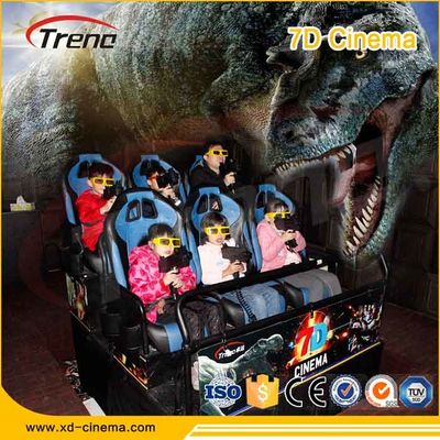 Hệ thống điện 5KW 9D VR Cinema 9D VR Simulator Sáu người chơi Ghế giải trí