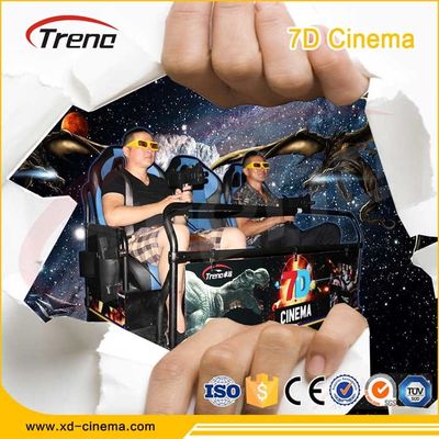 Hệ thống điện 5KW 9D VR Cinema 9D VR Simulator Sáu người chơi Ghế giải trí