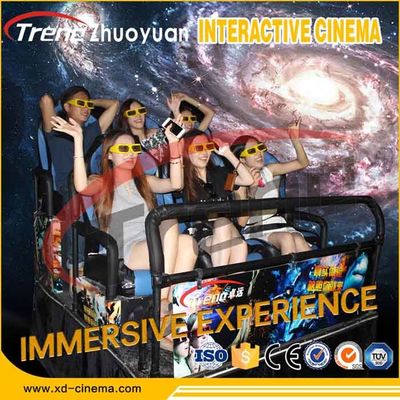 Ghế phòng khách tiện lợi 5D Cinema Simulator Với Hiệu ứng Bong bóng / Mưa / Gió