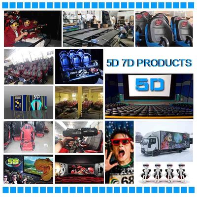 6 Setas 7D Simulator Rạp chiếu phim 70 CÁI Phim 5D Công viên giải trí Bắn súng