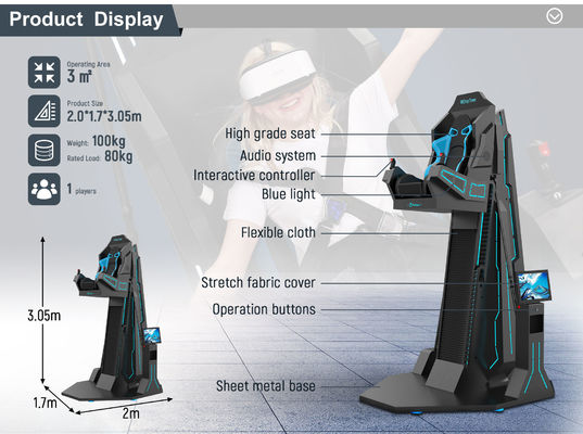 Công viên giải trí kinh doanh với 9D VR Simulator hiệu suất cao