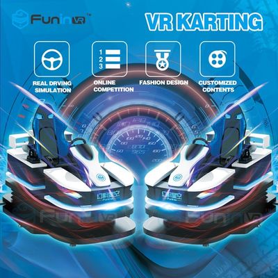 Thiết kế thú vị 9D VR Simulator Speed ​​Racing VR Máy trò chơi điện tử