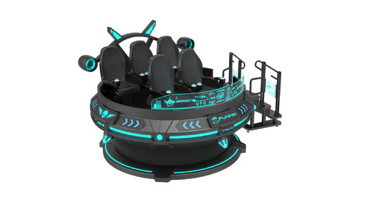 Giải trí 55 inch màn hình 9D VR ghế AC220V 5 chỗ ngồi