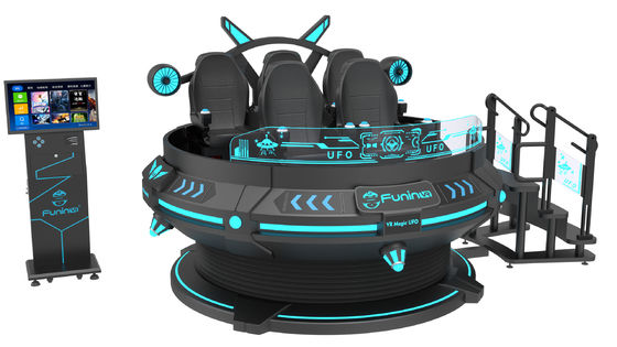 Giải trí 55 inch màn hình 9D VR ghế AC220V 5 chỗ ngồi