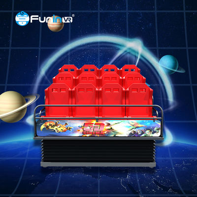 Quảng trường tùy chỉnh rạp chiếu phim 5D với 9-48 chỗ ngồi và hệ thống điện