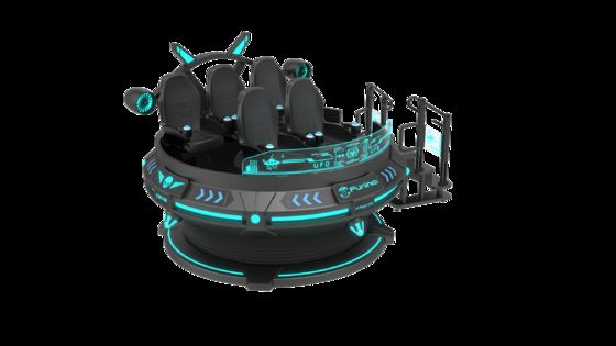 Nâng cấp kinh doanh giải trí của bạn với 6 chỗ ngồi 9D VR VR Điện áp 220V / 2.4KW và Máy tính I5 1650 8G 240G