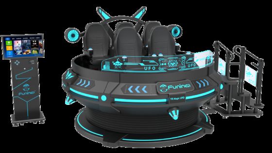 Nâng cấp kinh doanh giải trí của bạn với 6 chỗ ngồi 9D VR VR Điện áp 220V / 2.4KW và Máy tính I5 1650 8G 240G