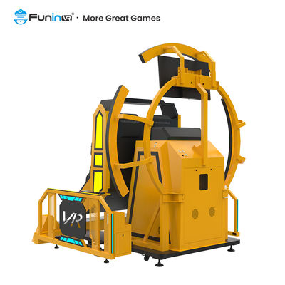 Máy trò chơi điện tử VR tàu lượn siêu tốc xoay 360° VR mô phỏng chuyến bay