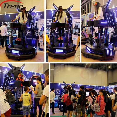 Công suất giải trí 2.0kw Thiết bị công viên giải trí Thường trực Eagle Flying Game Máy thực tế ảo 9d Vr