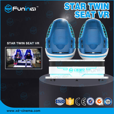 9D VR 360 độ Trứng VR Ghế mô phỏng điện ảnh / Trò chơi tương tác Thiết bị thực tế ảo