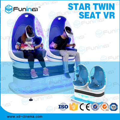 9D VR 360 độ Trứng VR Ghế mô phỏng điện ảnh / Trò chơi tương tác Thiết bị thực tế ảo