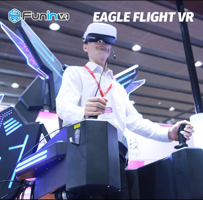 Funin VR Đứng lên trò chơi bắn súng Máy mô phỏng chuyến bay 9D Fly VR cho trung tâm mua sắm