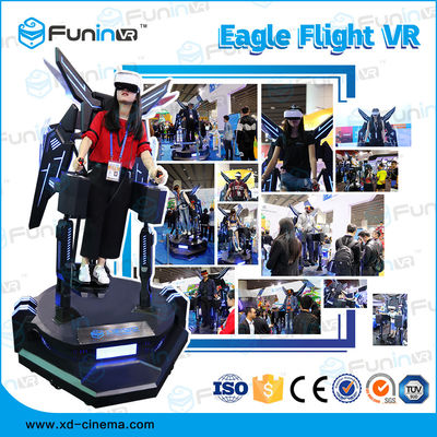 Funin VR Đứng lên trò chơi bắn súng Máy mô phỏng chuyến bay 9D Fly VR cho trung tâm mua sắm