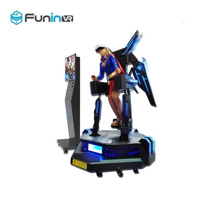 1260 * 1260 * 2450mm 9D VR Eagle Flight Cinema Simulator 2.0kw + 200 Kg VR 360 Máy trò chơi bay cho công viên giải trí