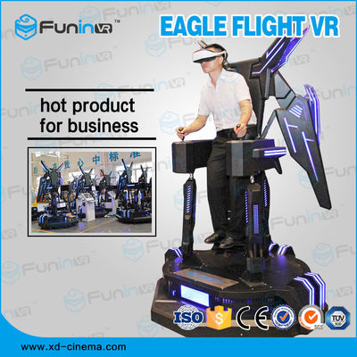 Tương tác thú vị 360 độ Đứng lên chuyến bay VR Simulator / Thiết bị thực tế ảo