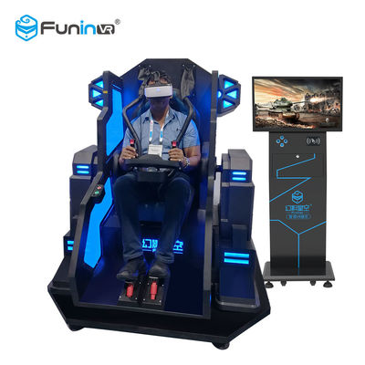 Công viên chủ đề 9D VR Simulator Người chơi đơn VR Mecha Black có đèn LED