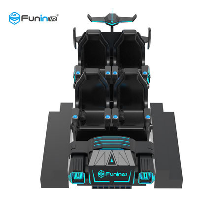 3.8KW 9D Virtual World Simulator VR Trò chơi bắn súng tương tác 6 ghế cho trẻ em