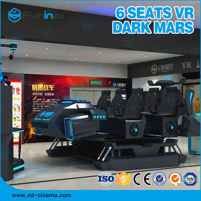 Vr Games 6 Ghế 9D Bộ mô phỏng thực tế ảo ISO 9000.000 Xuất hiện nhiều màu đen