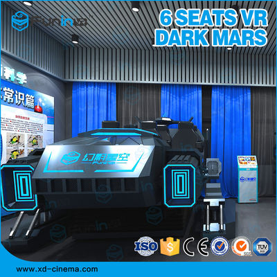 Vr Games 6 Ghế 9D Bộ mô phỏng thực tế ảo ISO 9000.000 Xuất hiện nhiều màu đen