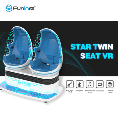 Blue 9D Bộ mô phỏng thực tế ảo Chụp phim hành động 360 độ Màn hình cảm ứng xoay HD 1080P