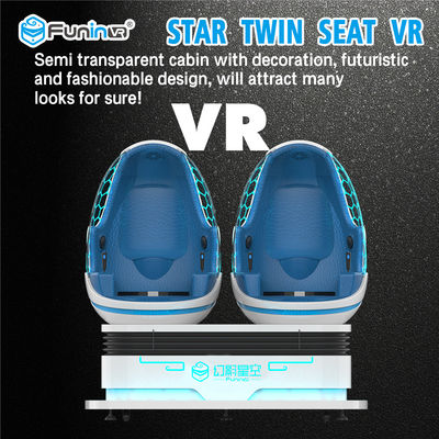 Blue Light 3 Square Mertre 9D Rạp chiếu phim Trứng / Máy thực tế ảo 360 độ