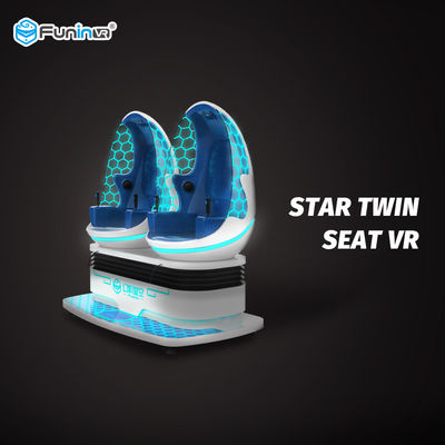 Rạp chiếu phim thực tế ảo 360 độ 2 chỗ với hiệu ứng quét chân ghế EGG