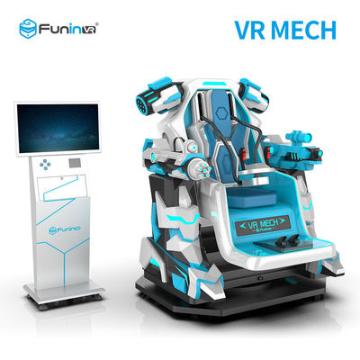 Máy trò chơi 0,7KW 9D 220v Một người chơi VR Mech Simulator hợp tác chiến đấu với Vr