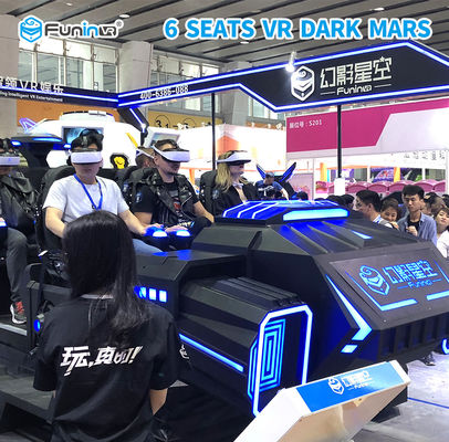 Trò chơi giải trí Zhuoyuan 9D Vr Games Electric Motion Cinema 6 Ghế Vr Simulator