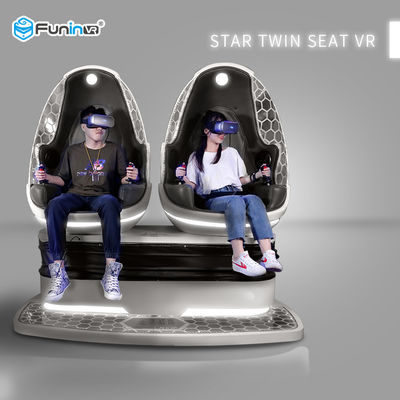2 người chơi 9D VR Simulator 360 độ thổi gió, quét chân cho hơn 4 tuổi