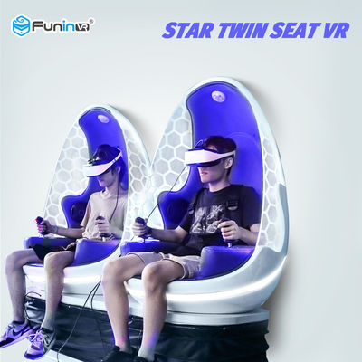 2 người chơi 9D VR Simulator 360 độ thổi gió, quét chân cho hơn 4 tuổi