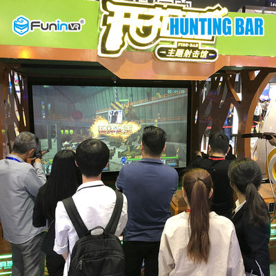 Điện ảnh thực tế ảo màu vàng + xanh chụp 9D VR cho 4 người chơi