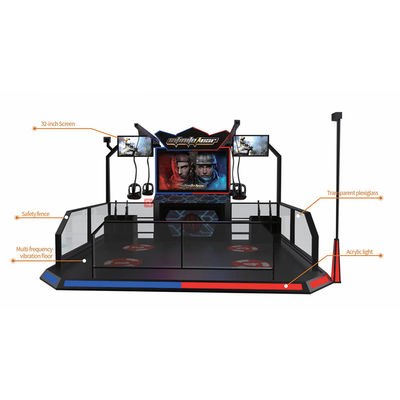 Trình mô phỏng chụp 2 người chơi VR 9D với tai nghe HTC Vive dành cho tuổi trung niên