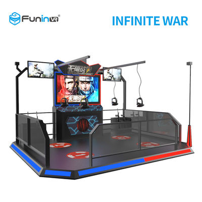 Trình mô phỏng chụp 2 người chơi VR 9D với tai nghe HTC Vive dành cho tuổi trung niên