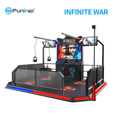 Trình mô phỏng chụp 2 người chơi VR 9D với tai nghe HTC Vive dành cho tuổi trung niên