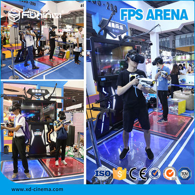 2 người chơi FPS Arena Gun Shooting Simulator Game Machine VR Space Walk