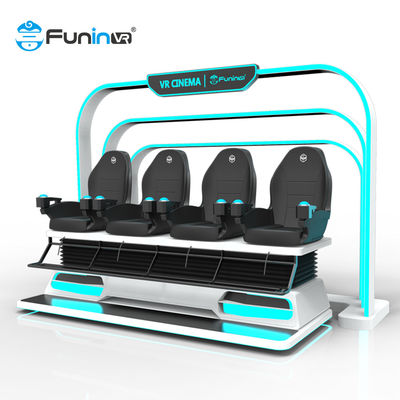 4 chỗ ngồi Hệ thống điện 9D Ghế VR Công viên giải trí Đi xe