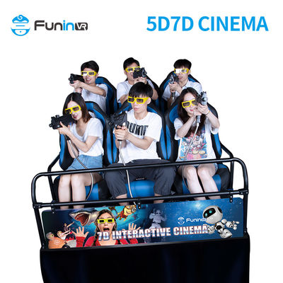 Giải trí 8.0kw 80pcs 7D 5D Cinema Simulator với 8 9 12 chỗ ngồi