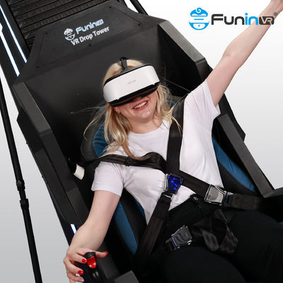 9D Thực tế ảo VR Tháp thả Kim loại thép Máy 9D 9D VR Simulator