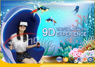 Công viên Giải trí Ghế ngồi Luxury Orange 9D VR Simulator Với nền tảng xoay 360 độ