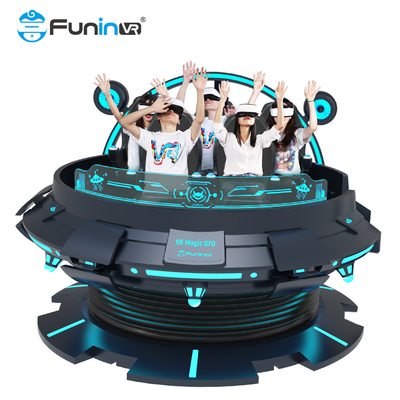 Thiết bị trò chơi 4D 5D 5 chỗ Vr Xoay 360 độ