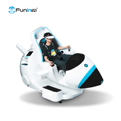 Máy trò chơi bay 9D VR Flight Simulator Buồng lái Xoay 180 ° 1 người chơi