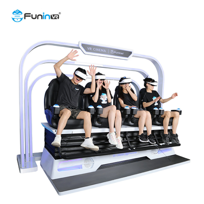 Ghế chiếu phim trứng sợi thủy tinh 9D Vr Rotating Simulator cho công viên tấm bạt lò xo