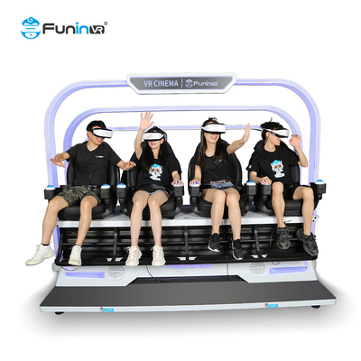 Ghế chiếu phim trứng sợi thủy tinh 9D Vr Rotating Simulator cho công viên tấm bạt lò xo